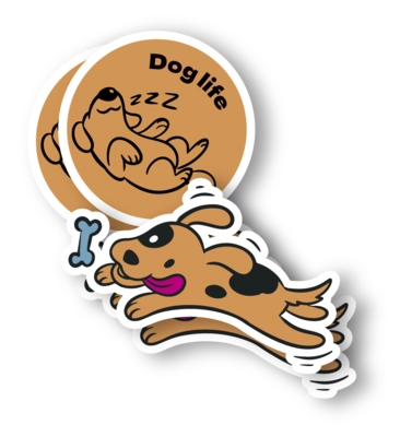 Laminované vinylové nálepky  