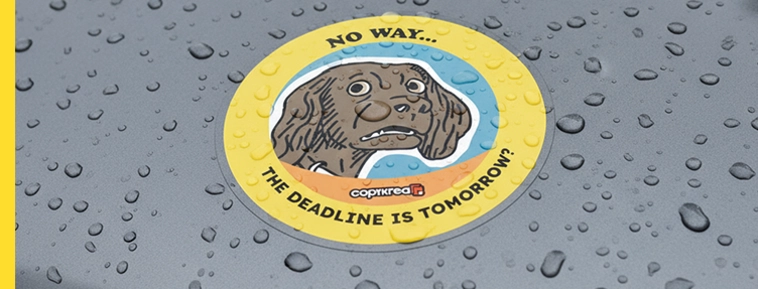 Laminované vinylové nálepky  