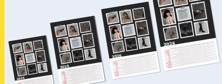 Kalendáre typu plagát